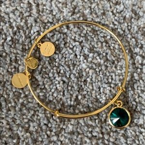 Alex and ani emerald bracelet
